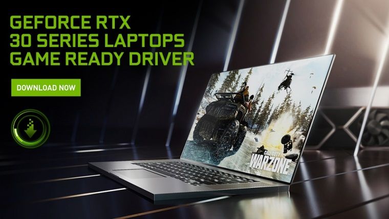 RTX 30 dizüstü bilgisayarlar için yeni Game Ready sürücüsü yayınlandı