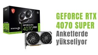 GeForce RTX 4070 SUPER Yükseliyor