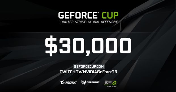30.000 Dolar ödüllü Nvidia GeForce CS:GO turnuvası başlıyor