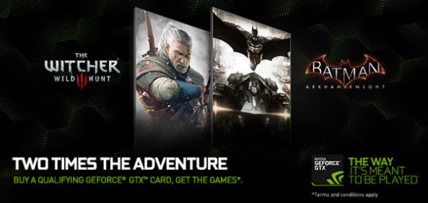 Nvidia'dan Batman: Arkham Knight ve The Witcher 3 promosyonu