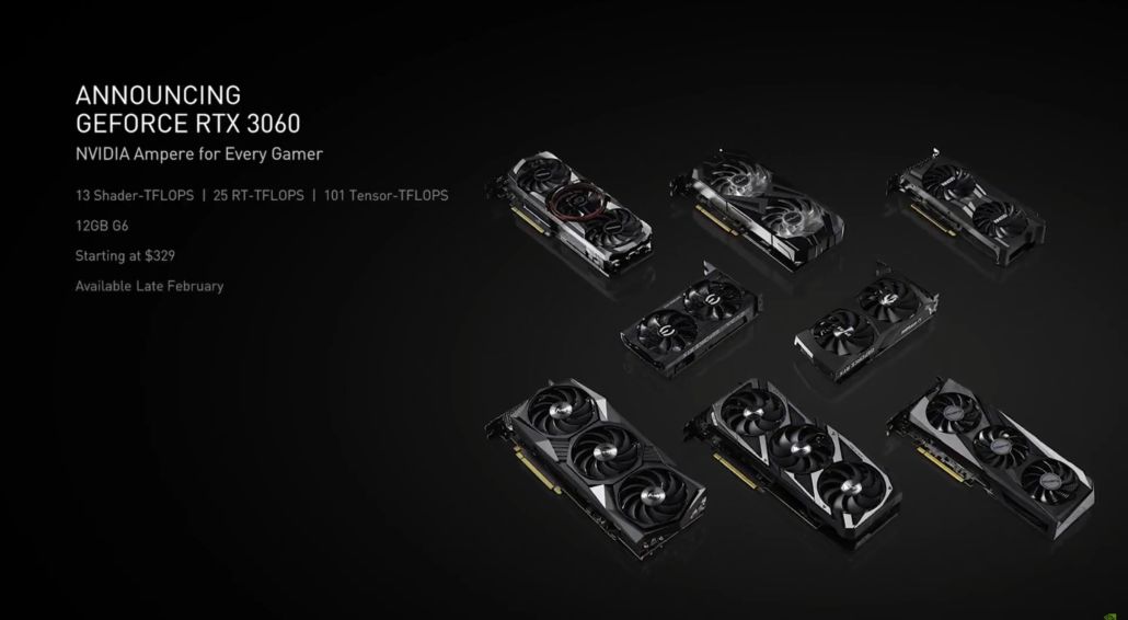 RTX 3060'ın çıkış tarihi ortaya çıktı