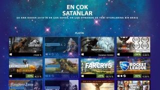 2018 yılında Steam'in en çok satan oyunları belli oldu