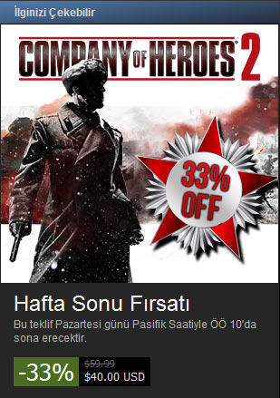 Company of Heroes 2 güzel bir indirime girdi!