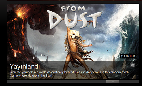 Steam'den From Dust hatasına kıyak