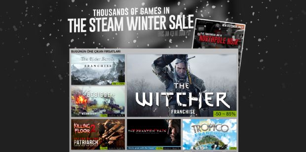 Steam Kış İndirimleri başladı