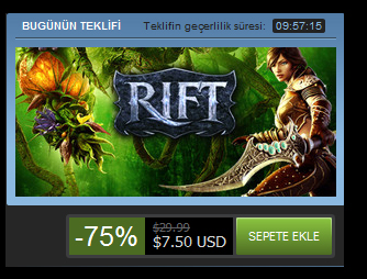 Steam'de günün fırsatı