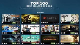 Steam'da 2016'nın en çok satan 100 oyunu açıklandı