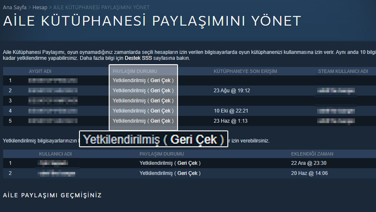 Steam aile paylaşımı nasıl yapılır?