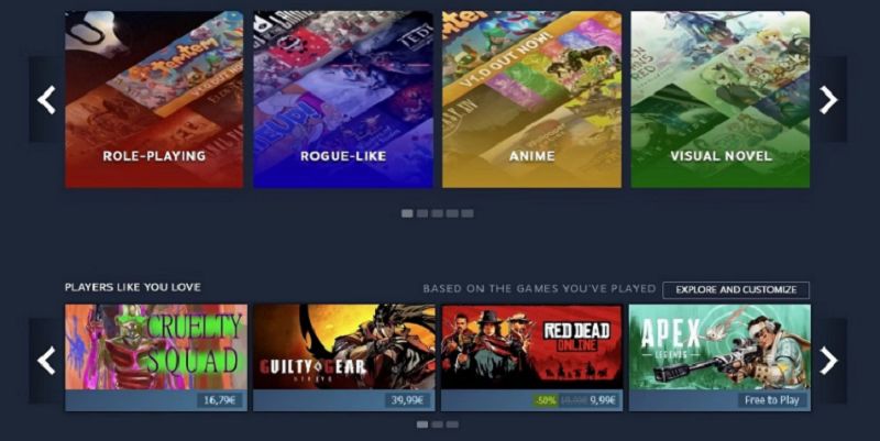 Steam, güncellemeler ile daha kullanışlı hale geliyor