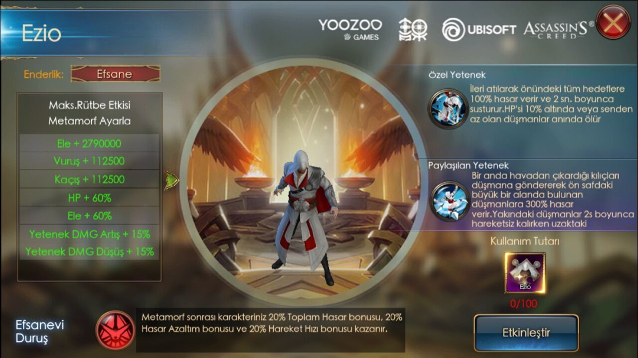 Assassin's Creed karakterleri mobil oyun Legacy of Discord'da