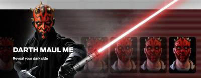 Bedava iOS uygulaması: Darth Maul Me 