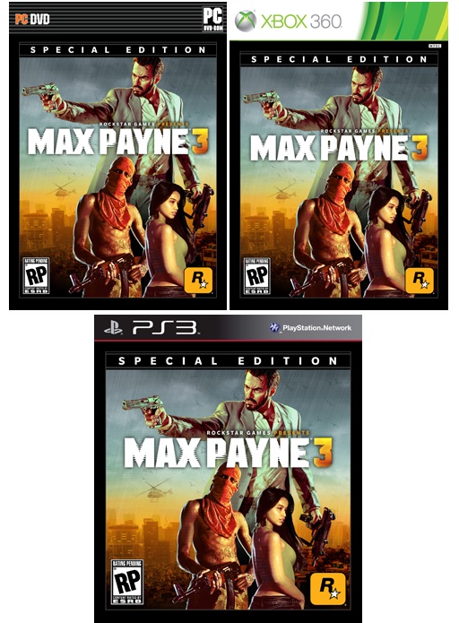 Max Payne 3'ün özel kutu tasarımı yayımlandı