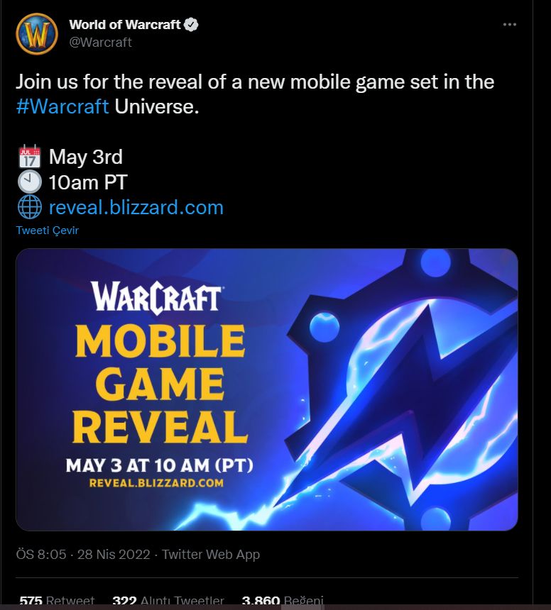 Warcraft mobil oyunu