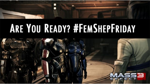 Dişi Shepard, Mass Effect 3'te yüzünü göstermek üzere