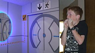 Portal 2 temalı muhteşem yatak odası!
