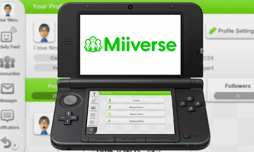 Miiverse, 3DS'e de geliyor!