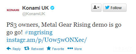PS3 kullanıcılarına Metal Gear Rising: Revengeance müjdesi