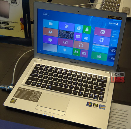 Computex 2012 - Extreme Ultrabook: Gigabyte U2442