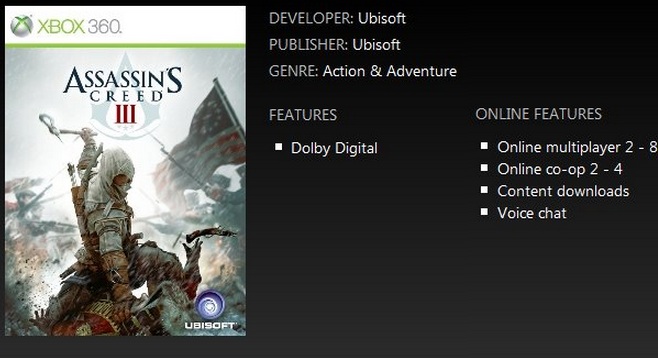 Assassin's Creed 3'te Co-Op da olabilir