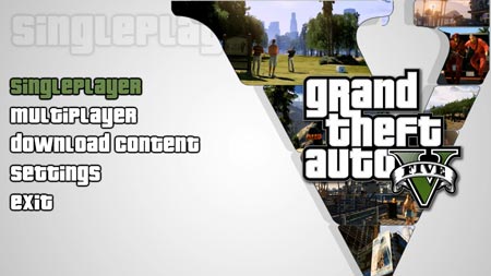 GTA 5'e fan yapımı ana menü