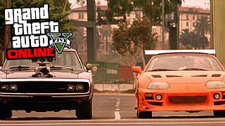 Hızlı ve Öfkeli'nin efsane sahnesi GTA V'te!