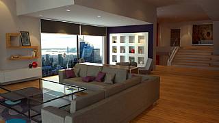Türk tasarımcı bir GTA V'in Eclipse Towers mekanını modelledi