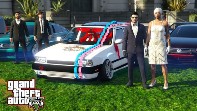 Grand Theft Auto V'te çılgın düğün!