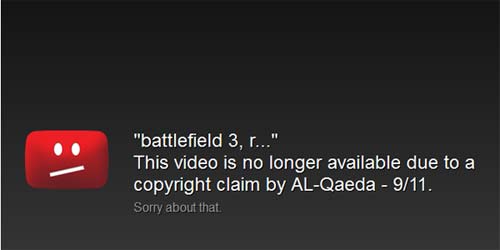 Battlefield 3'ün videosuna El-Kaide engeli!