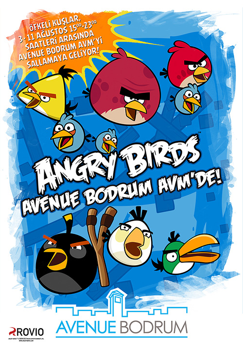 Angry Birds Bodrum’u sallamaya geliyor!