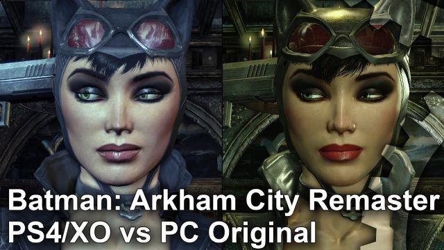 Batman: Arkham City'nin Remastered sürümü, PC sürümüne karşı