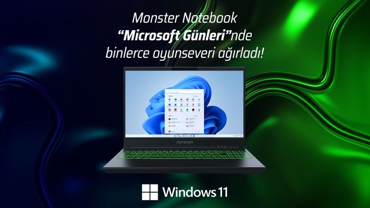 Monster Notebook “Microsoft Günleri”nde binlerce oyuncuyu ağırladı