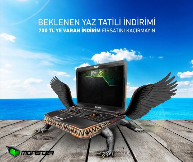 Monster Notebook İndirimleri ile Yaza Merhaba Deyin!