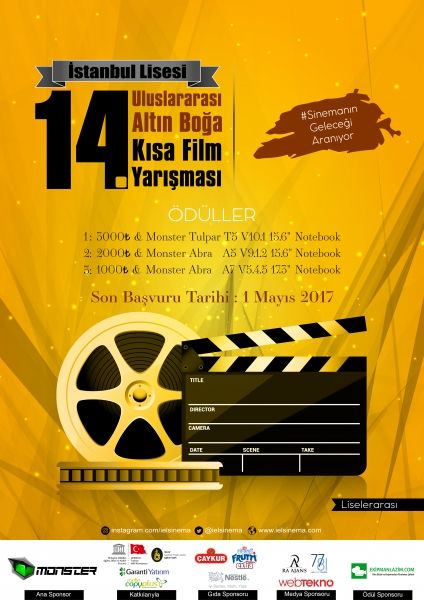 14. Uluslararası Altın Boğa Kısa Film Yarışması’nın Ana Sponsoru Monster