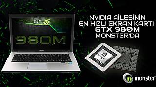 Nvidia Ailesinin En Hızlı Ekran Kartı GTX 980m, Oyun Canavarı Monster ile Buluşuyor