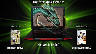 Monster Notebook hediyeli yarışma seni bekliyor