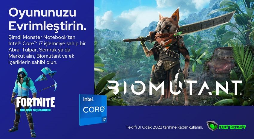 Monster Notebook alanlara Biomutant ve Dungeon 2 oyunları bedava oldu