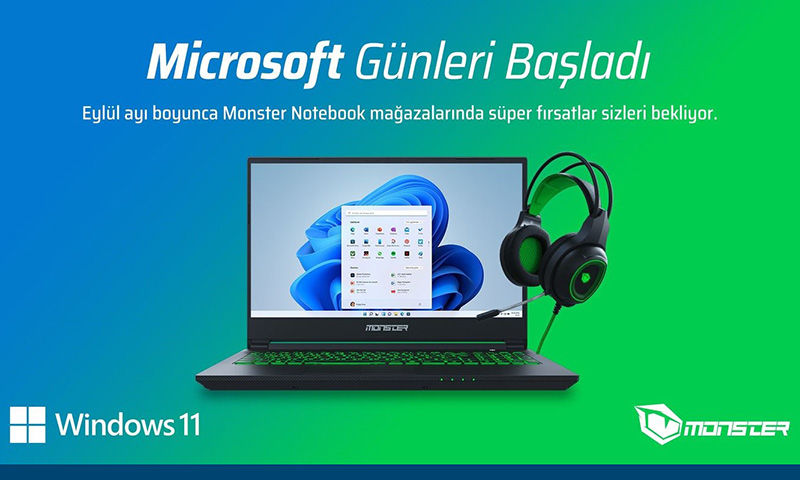 Monster Notebook “Microsoft Günleri”nde binlerce oyuncuyu ağırladı