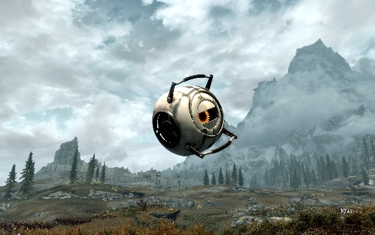 Skyrim'in Portal 2 modunda fazlası mı var?