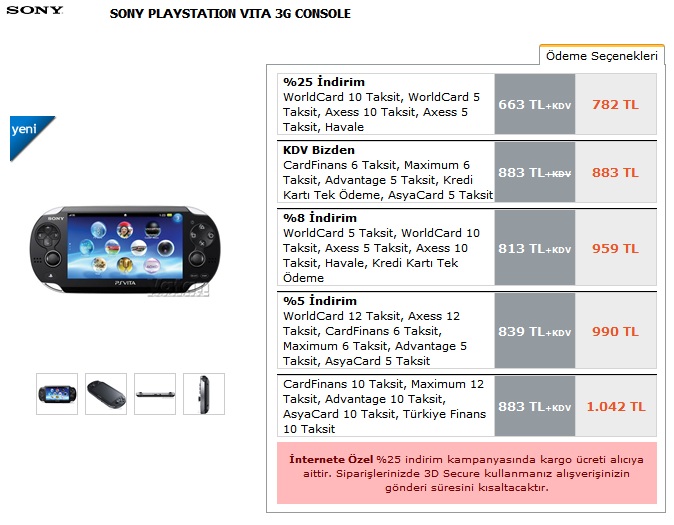 PS Vita'nın satış fiyatları belli oldu!