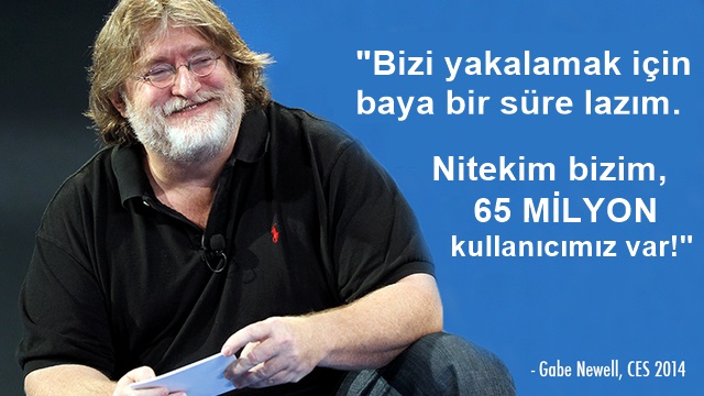 Konsollar Gabe Newell'ı korkutamaz!