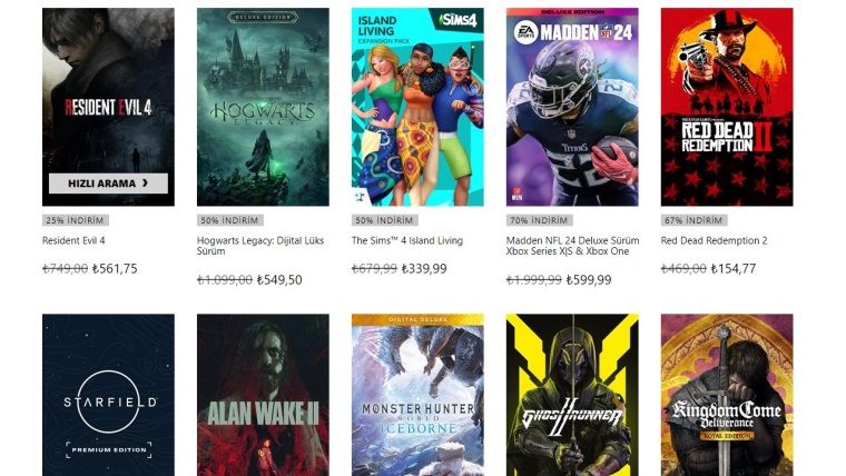 Xbox Bahar İndirimleri Başladı
