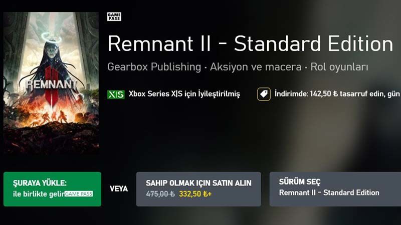 Xbox Game Pass’e Sürpriz İki Oyun Eklendi: Remnant Serisi