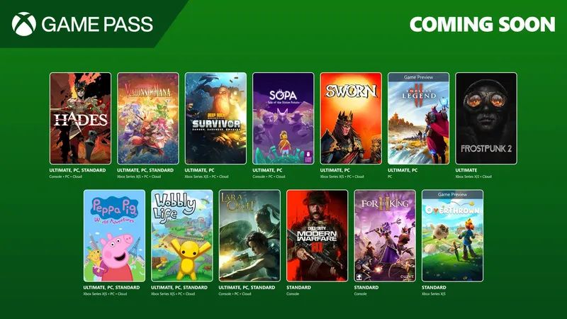 Xbox Game Pass Eylül 2025 2. Dalga Oyunları Açıklandı