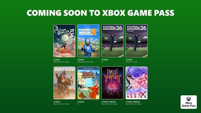 Xbox Game Pass Ekim 2025 2. Dalga Oyunları Açıklandı