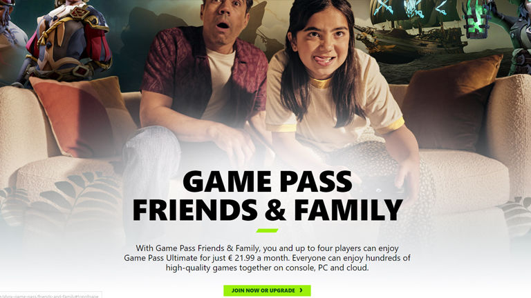Xbox Game Pass Friends & Family paketi resmi olarak duyuruldu