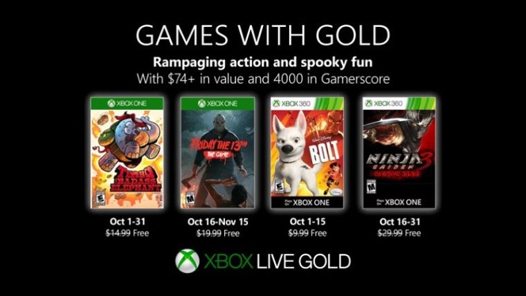 Xbox Live, Ekim ayının bedava oyunları belli oldu