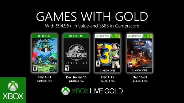 Xbox Live Gold Aralık ayı oyunları açıklandı