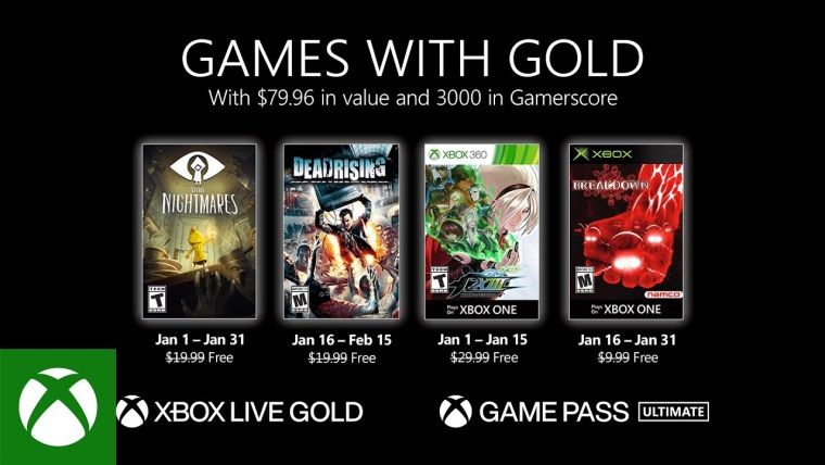 Xbox Live Gold Ocak 2021 ücretsiz oyunları belli oldu