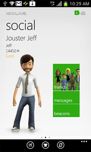 My Xbox Live uygulaması Android'e çıktı