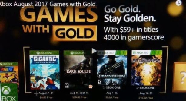 Xbox Live Gold'un Ağustos ayında vereceği oyunlar sızdırıldı